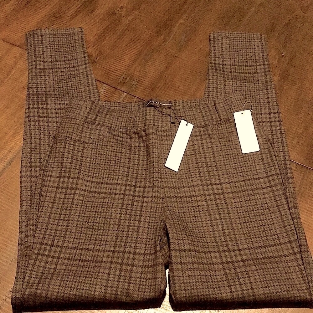 ANTHROPOLOGIE Sanctuary Plaid Leggings - Picture 1 of 14